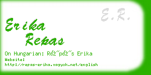 erika repas business card